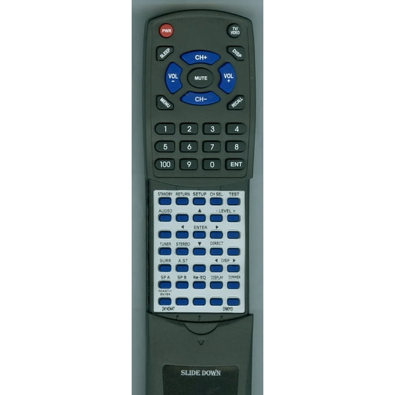 Replacement Remote for ONKYO 24140447, RT24140447, RC447M, TXDS595