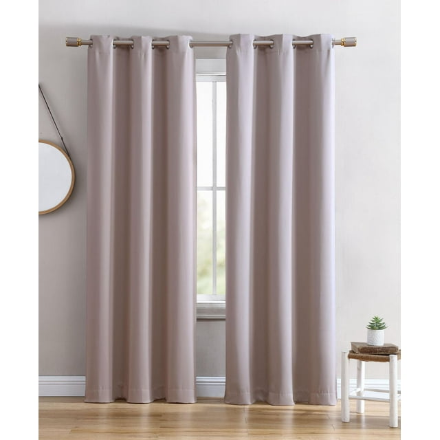 Solid Blackout Grommet Window Panel