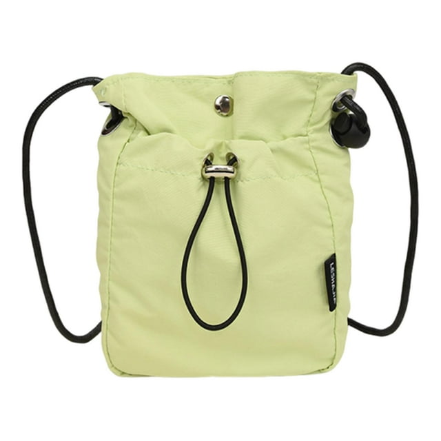 Monedero para teléfono, cartera informal, bolso bandolera pequeño para picnic, viajes y desplazamientos. Verde claro