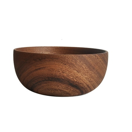 

Solid Wood Dishes Tableware Salad Bowls Woodenware Fruit Dishes Dried Fruits and Mixed Grains Shallow Bowls B