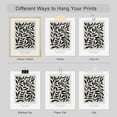 thumbnail image 4 of PixonSign Adhesive Canvas Print Wall Art Set - Duotone Gray Paint Stroke & Plants - Set of 6 Abstract Geometric Minimalism Poster Cultural Art Wall Décor - 11"x14"x6, 4 of 5