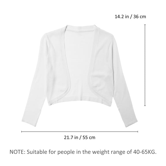 KONTONTY Women's Longline Cardigan Shrug Open Front Lightweight Polyester 1 Set for Wedding and Casual Wear