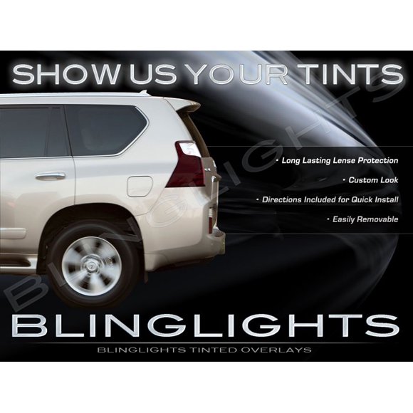 For Toyota Land Cruiser Prado Tinted Smoked Protection Overlays Film for Taillamps Taillights Tail Lamps