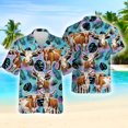 thumbnail image 3 of Camisas casuales con estampado 3D de anime de vaca hawaiana para hombre, ropa de moda de manga corta, disfraces, blusas de gran tamaño, camisas y blusas para hombre, 3 of 5