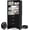 Black, variant on Homieasy 2FT Closet System with Leather Handles, 24" Walk-in Closets Storage Unit with Cabinet, White Oak