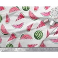 thumbnail image 3 of Soimoi Cotton Duck Fabric Watermelon Fruits Print Fabric by Yard 42 Inch Wide, 3 of 3