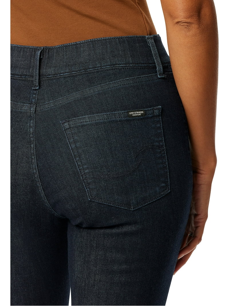 Jeans Levi's Demi Curve Femme Skinny – Taille W29 L32 Noir – Occasion Très Bon état
