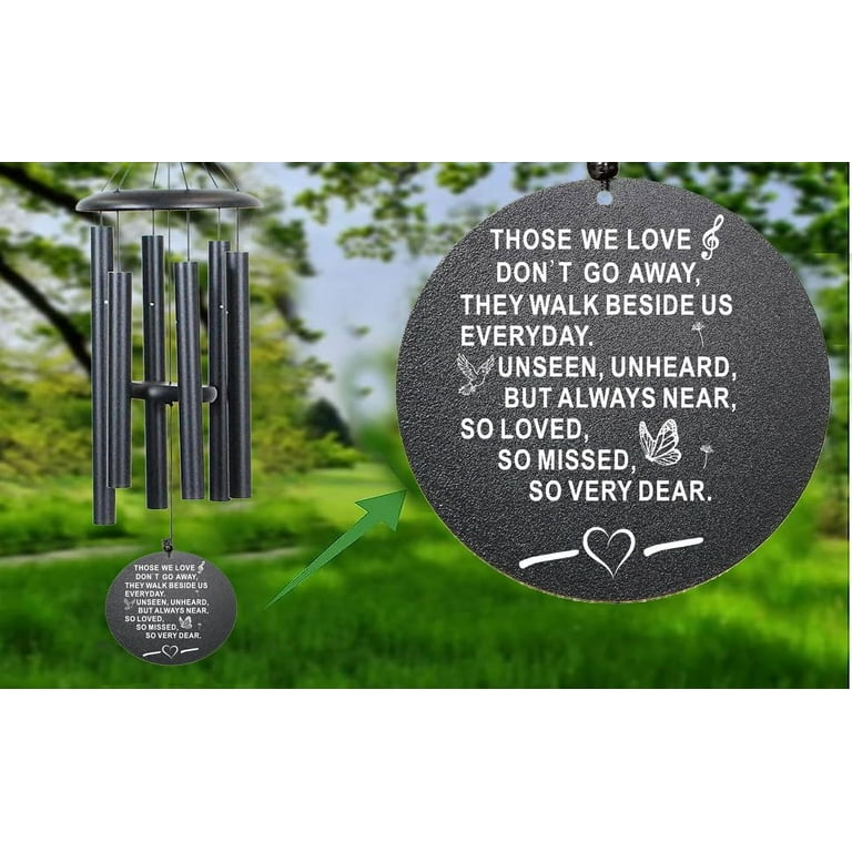 The Wind Chime CO Memorial Wind Chimes, Sympathy Wind Chimes Gift 2024 for The Loss