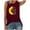 Wine#3, variant on Homenesgenics Tank Tops for Women under $ 5 Plus Size Women Daisy Sunflower Print Sleeveless Vest Casual Loose Pullover Tunic Tees