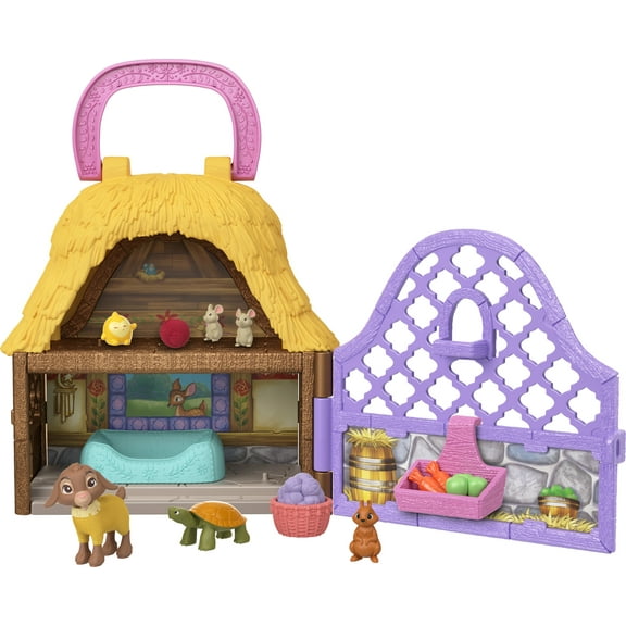 Disney’s Wish Star & Valentino Mini Playset with Goat & Star Mini Figures, Plus 10 Accessories