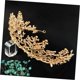 thumbnail image 4 of Guardurnaity Tiaras elegantes de oro con diamantes de imitación para accesorios de cabello de boda, nupcial de libélula. Accesorio para el cabello, 4 of 5