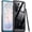 LightBlue/Clear, variant on IP68 Waterproof Full Body Case for Samsung Galaxy S25 Edge 6.7", Built‑in Screen & Lens Protector, Purple/Clear