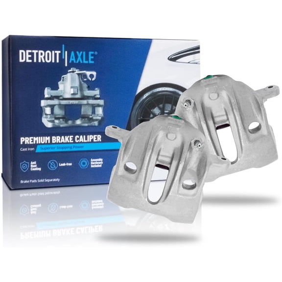 Detroit Axle - Front Brake Calipers for 1997-2001 Cadillac Catera, Disc Brake Calipers Assembly 1998 1999 2000 Replacement