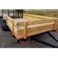 thumbnail image 3 of Heavy Duty Weld On 2x4 Steel Stake Pockets for Trailer & Truck (40), 3 of 5