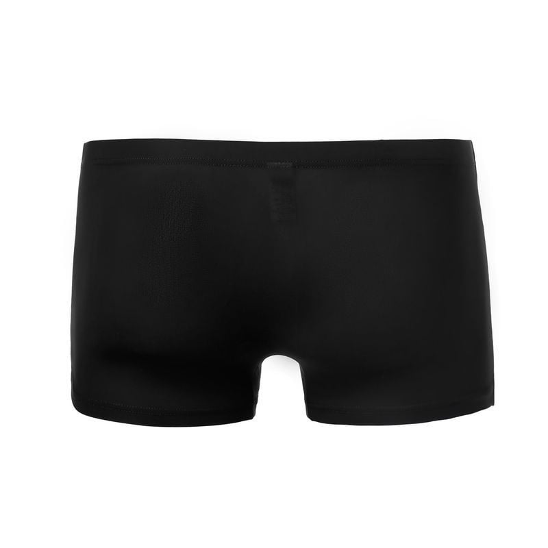 CHGBMOK Mens Boxer Briefs Solid Fashion Personalized Mid-Waist Hoop Panties  Buttock Covering Briefs Underwear 