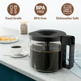 thumbnail image 3 of 10-Cup Glass Carafe Replacement for Moccamaster Technivorm Coffee Maker (89830) 1.25L 40oz, Coffee Pot Replacement Compatible with Moccamaster Coffee machine, Glass Coffee Pot, Durable & Reliable, 3 of 7
