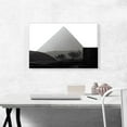 thumbnail image 2 of ARTCANVAS Black and White Pyramid in Cairo Egypt Canvas Art Print - Size: 26" x 18" (0.75" Deep), 2 of 9