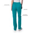 thumbnail image 2 of Landau ProFlex Tailored Fit Stretch 5-Pocket Cargo Scrub Pants for Women 2042, 2 of 5