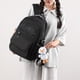 thumbnail image 4 of Mochila Mujer Mochilas Escolares Impermeable Con para (Negro), 4 of 8