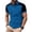 Blue-Tshirts for men, variant on Golf Shirts for Men Short Sleeve Lapel Buttons T-Shirts Color Block Quick Dry Tshirt Summer Casual Workout Tee