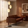 thumbnail image 3 of Willows Accent Floor Lamp in Matte Black and Opal Glass, 3 of 15
