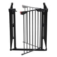 thumbnail image 4 of Ktaxon Foldable Entryway Fence Metal Indoor 29"H Large Size, 3PCS Dog Gates Playpen, Pet Exercise Enclosure, Black, 4 of 13