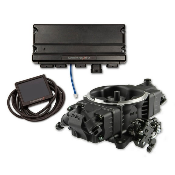 Holley EFI 550-1015 Terminator X Max Stealth 4150 with Transmission Control, Black