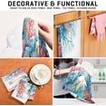 thumbnail image 7 of Dreamtimes Marine Coral Kitchen Towels 18x28inch Ultra Soft Absorbent Quick Drying Kitchen Dish Towels Washable Cleaning Cloths Hand Towels Tea and Bar Towels, 4 Pack, 7 of 7