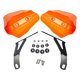 thumbnail image 3 of 2 piezas de guardamanos grandes para motocicleta Touring, hardware de montaje, repuesto duradero naranja, 3 of 9