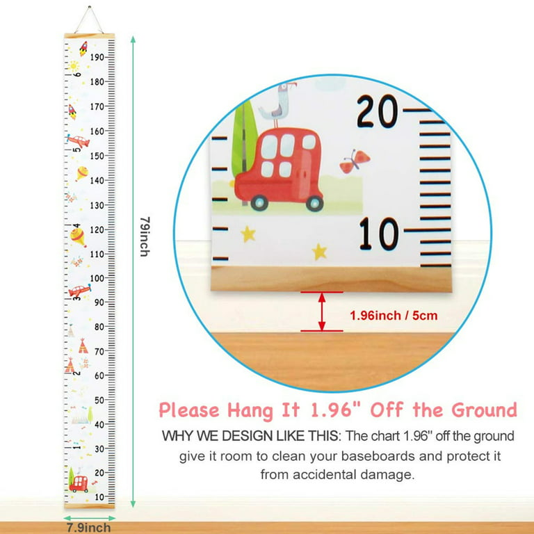 Roll-Up Height Growth Charts For Children - Measure Me!