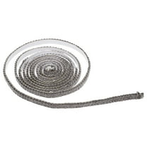 Worgeous Self-Adhesive Fiberglass Flat Gasket Tape for Fireplace and Wood Stove Door High Temp Resistant Seal for Pellet Stoves and Smokers 2M