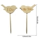 thumbnail image 5 of Yuarrent Paquete de 4 I DO ME TOO Cake Topper Hecho a mano de Pasteles prácticos Insertar Decoración de compromiso Decoraciones para fiestas de Artesanía Yuarrent HA027435-00, 5 of 5