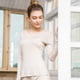 thumbnail image 3 of Sonducket Ropa interior térmica para mujer, ropa interior de manga larga con cuello redondo, y cómoda para otoño, ropa interior fina para mujer Pijama Gris-plata Sonducket AP013718-02, 3 of 6