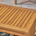 thumbnail image 5 of Christopher Knight Home Carolina Outdoor Acacia Wood Coffee Table by  Brown Patina, 5 of 5