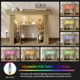 thumbnail image 5 of Pusnapku 43" Console Table, Narrow Sofa Side Table with Storage, Freestanding Wood Display Shelf, Behind Couch Desk for Living Room, Foyer, Hallway, 5 of 9