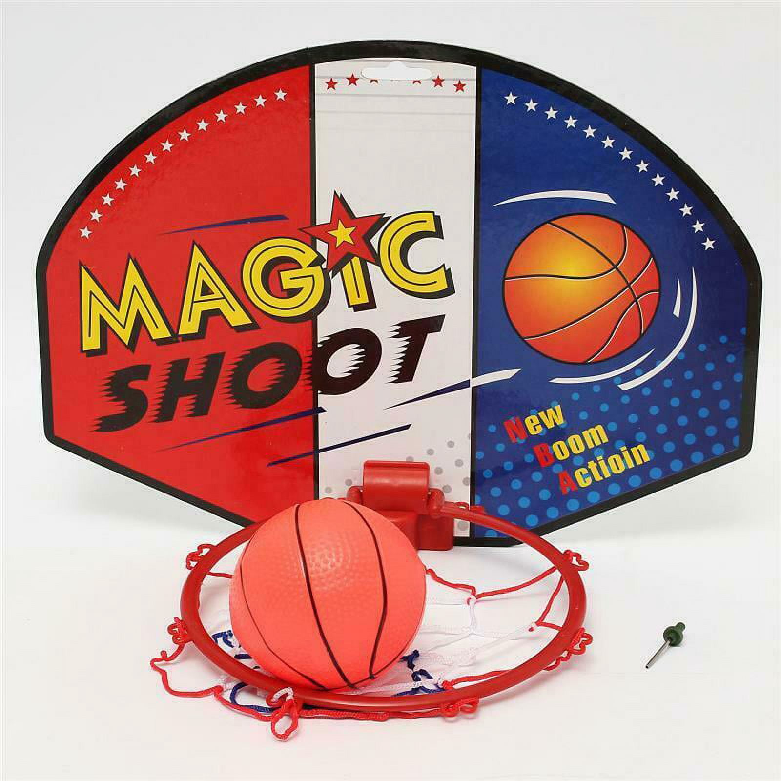 PlayWorld Alley-Oop! Magic Shot Basketball Hoop Set With Ball And Pump