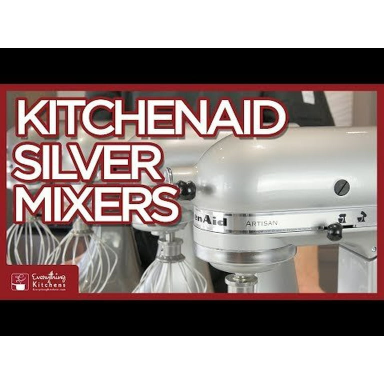 KitchenAid Artisan Series 5-Qt. Stand Mixer- Contour Silver and Spiralizer  Attachment