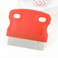 thumbnail image 2 of ZLight Pet Grooming Comb Bugs Non-slip Handled Cleaning Tool Stainless Steel Needle Salon Pets Stain Gadget Color Random random 1Set, 2 of 6