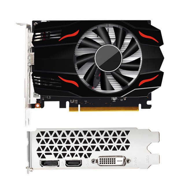 RX550 PC de escritorio Tarjetas gráficas PCI-E3.08X DDR5 4GB Tarjeta gráfica para juegos 128 Bit Sywqhk Para estrenar