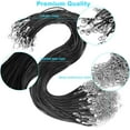 thumbnail image 3 of 100Pcs Premium Leather Necklace Chains Bracelet Cord with, 3 of 7