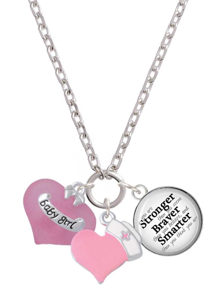 Delight Jewelry Domed OT You are More Loved Baby Feet Heart Locket Necklace 