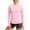 Pink a1, variant on Womens UPF 50+ Sun Protection Long Sleeve Shirt with Pockets Quick Dry 1/4 Zip Pullover Athletic Top for Golf Tennis S-3XL