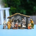thumbnail image 6 of Folzery Christmas Nativity Scene Hand Painted Sculpted Collectable Table Ornament Nativity Sets For Christmas Indoor Manger Scene, 6 of 6