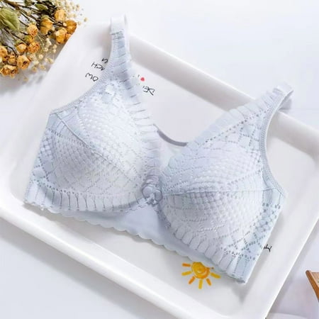 MORESEC Nursing Bras for Breastfeeding Seamless Maternity V-Neck Bra for Women Wireless Pregnancy Sleeping Bralette All Day Wear Nursing Sports Bras Nursing Top Maternity Nursing & Maternity