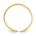 thumbnail image 2 of 14k Yellow Gold Love Heart Adjustable Toe Ring Open Midi, 2 of 9
