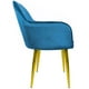 thumbnail image 4 of 2 Sillones Comedor Eames Tapizado Rack & Pack  Azul Terciopelo Sala Habitación, 4 of 5