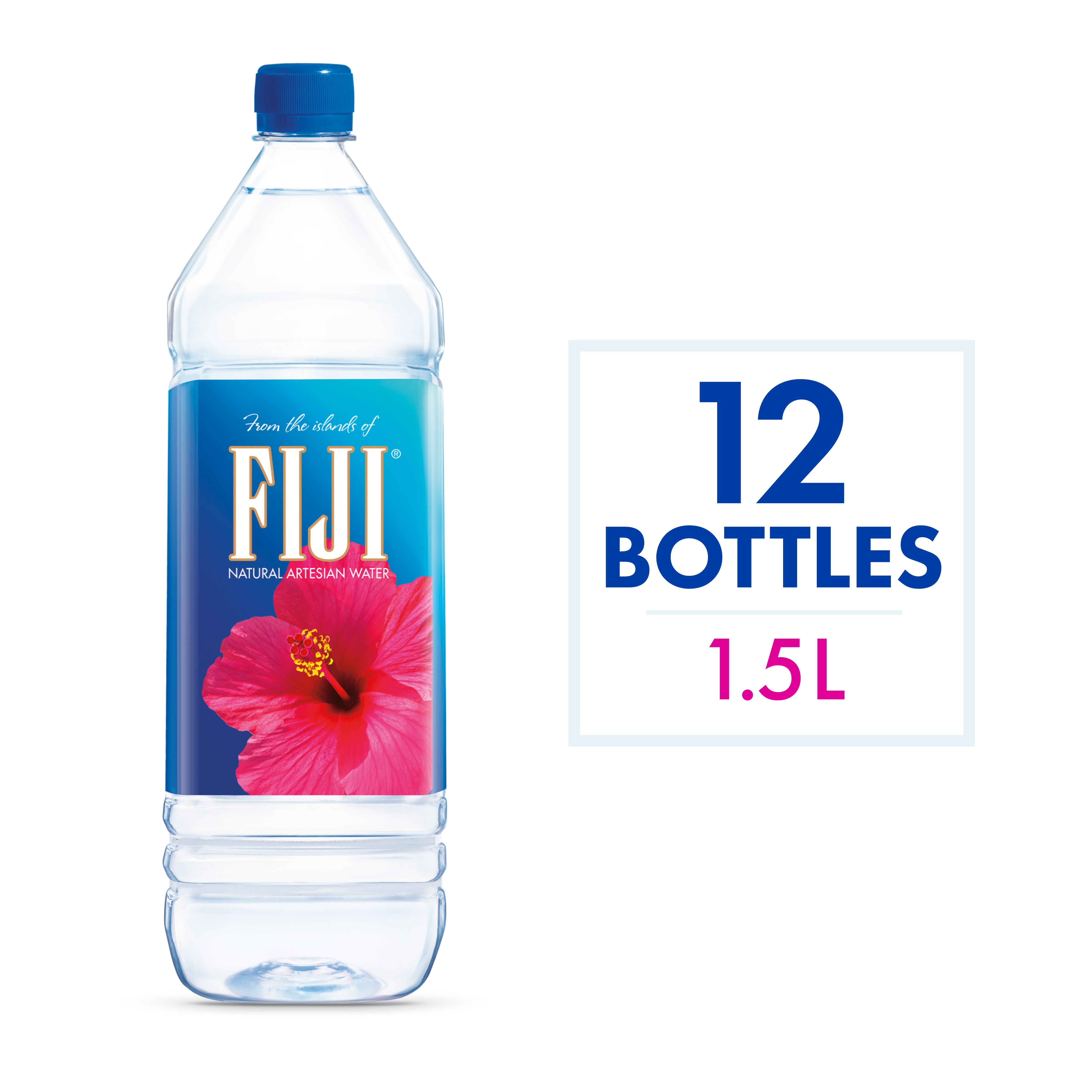 FIJI Water Natural Artesian Water, 50.7 Fl oz, 12 Count