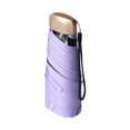 thumbnail image 5 of Senza Fretta Mini Flat Compact Ladies Folding Umbrella Pocket Sunshade Umbrella M2L8, 5 of 7