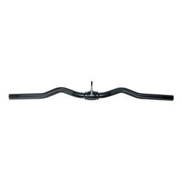 XMark Olympic Bar Barbell LUMBERJACK EZ Curl Bar Weight Bar Black Manganese 25 mm Brass Bushings Chrome Sleeves Medium Knurl 400 lb Capacity Walmart