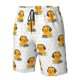 thumbnail image 4 of Fotbe Cute Duck With Headphone Trajes de Baño Estampados para Hombre, Shorts de Verano de Secado Rápido, Ropa de Playa, Bañadores-Large, 4 of 6